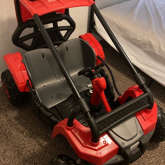 Toys Power Wheel 12v Baja Trailser Powered Rideon Redblack Poshmark